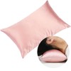 D. Cozy Silky Satin Head Pillow for Recliner Chair, 11"x7"