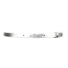 Vanzetti 15 mm Metallic Bow Belt W80 Silver Metallic, Metallic