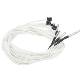 Thermistor Temperature Sensor, Thermistor Sensor, 5 Piece Thermistor Sensor 3D Printer Hot End Accessory Kit Temperature Sensors