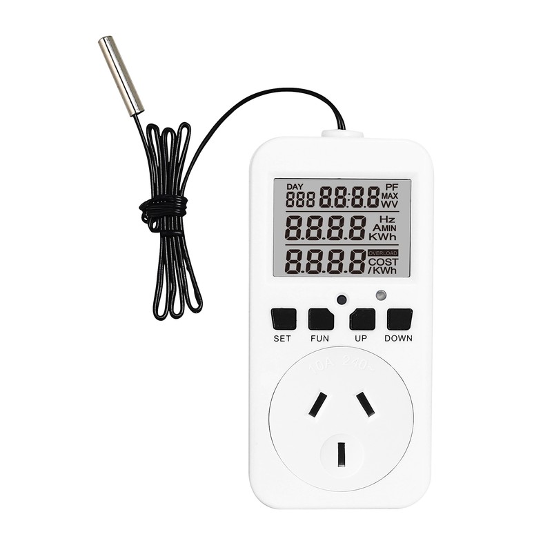 Digital Thermostat Plug Socket Reptile Temperature Controller Outlet Plug 240V