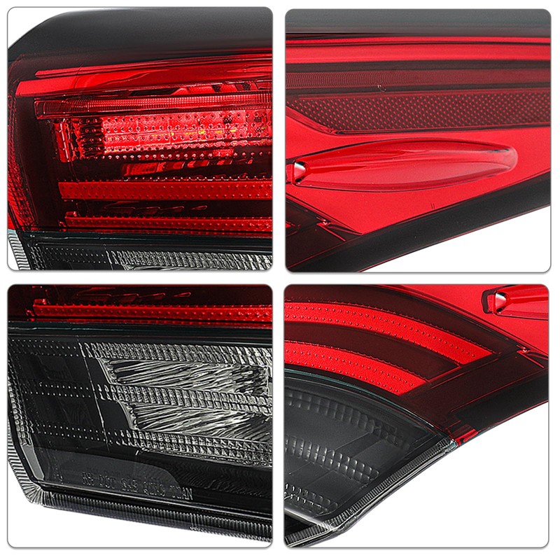 SOCKIR Tail Light Assembly for 2020-2022 Toyota Highlander Rear Outer