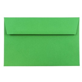 JAM PAPER A9 Colored Invitation Envelopes - 5 3/4 x 8 3/4 - Green Recycled - 25/Pack
