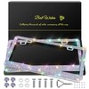 QUANQIUFEI 2 Pack Bling License Plate Frames for Women, Sparkly