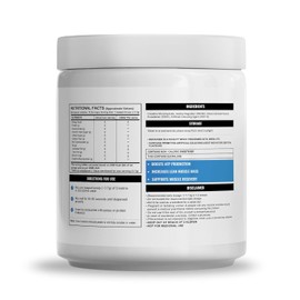 Well.core Pure Micronised Creatine Monohydrate Powder, Tropical Tango Flavor, 33 Servings, 122g/4.30oz