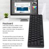 Keyboard 68 Key White Light Three Mode Black Mechanical Keyboard