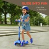 Campior Blue Mini 3 Wheel Scooter for Kids – Lean-to-Steer