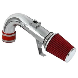 Rtunes Racing Short Air Intake System Kit + Filter Combo Red Compatible For 11-16 Scion tC 2.5L