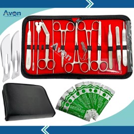 CynaMed USA 19 PC MILITARY FIELD MINOR SURGERY SURGICAL VETERINARY DENTAL INSTRUMENT KIT