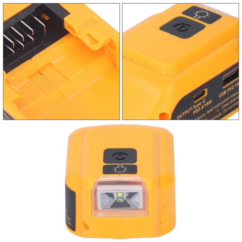 LED Work Light with Dual USB Output Lithium Battery Lighting