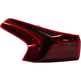 For Hyundai Santa Fe 2019 2020 Tail Light Assembly Driver Side | Outer | Mounts on Body | Bulb Type | CAPA Certified | Replacement For HY2804158 | 92401-S2000