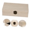 Mikinona Essential Oil Storage Box Organizer Compartments Wooden Holder for
