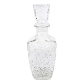 Vittori Licorera Diamante Chica 250ml Vidrio Cristal Envase