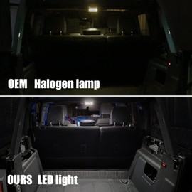 Mabett Rear Ceiling Lights Compatible with Ford Bronco 2021 2022 2023 2024, Reading Lights fit Bronco Accessories 4-Door, Touch Switch LED Roof Lamp Trunk Cargo Area(Not FIt 2 Door and 2025)