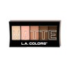 L.A. COLORS 5 Color Matte Eyeshadow Palette, Tan Khaki CEM478