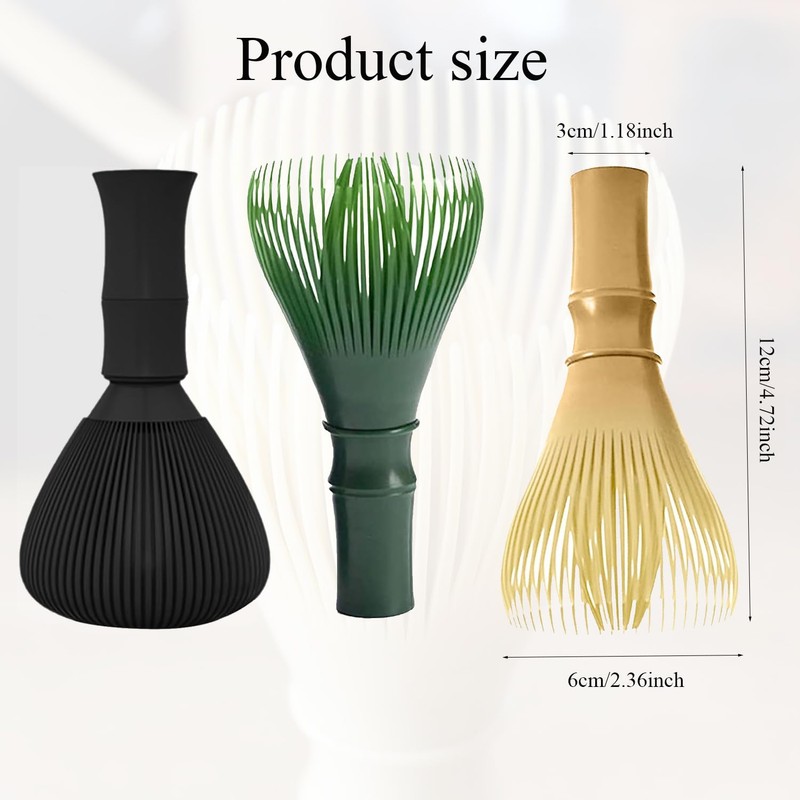 Xinghonyac Matcha Whisk, Easy to Clean Reusable Powder Whisk, Resin