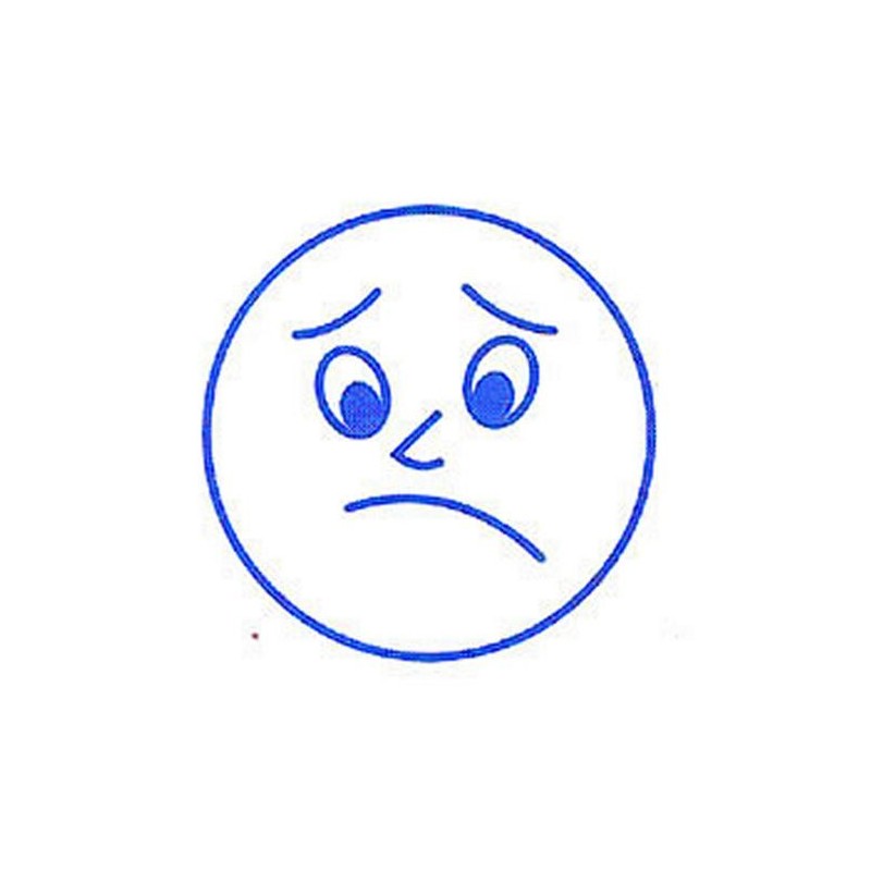 Self Inking Teacher Stamp"Sad Face"