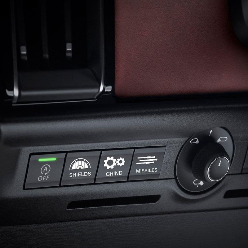2 Sheets Car Stickers, Dashboard Switch Stickers, Car Button Decal