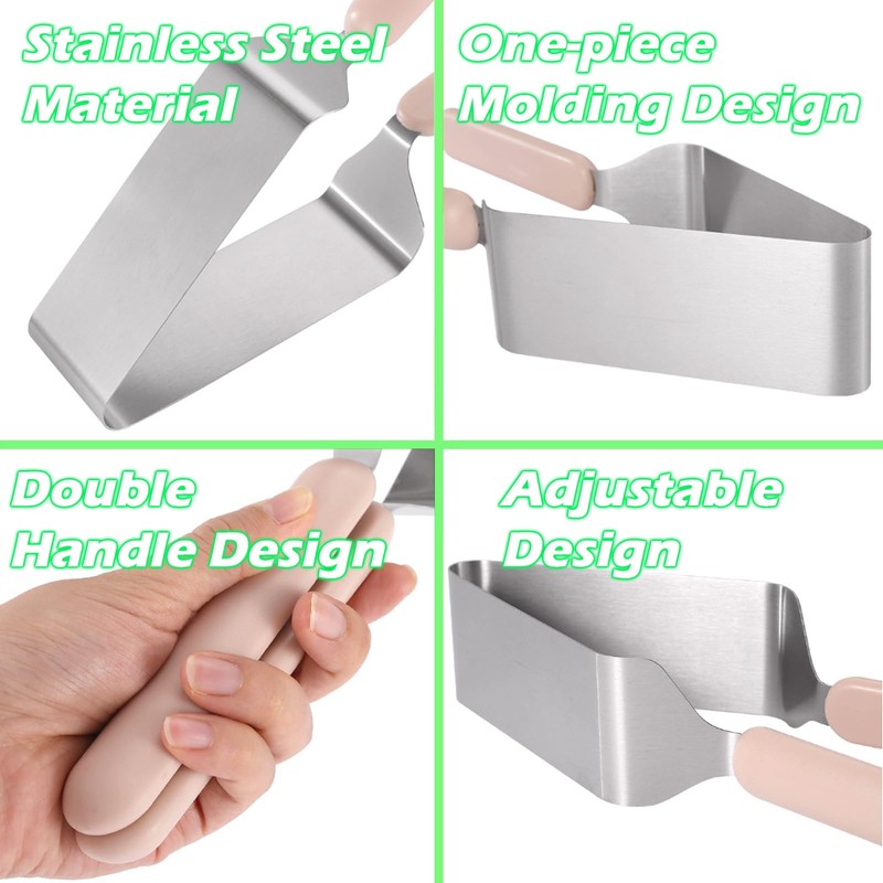 Suuker Cake Cutter, Stainless Steel Cake Knife and Server with