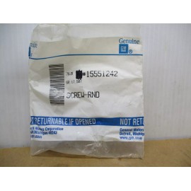 General Motors GM 15551242 Screw - Round Washer Head Cr Rec Tap 4.200X .79X