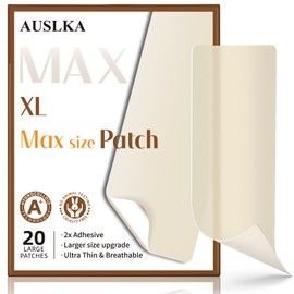 AUSLKA Large Blemish Pimple Patches XL - 20 Strips - Hydrocolloid Dots -Blemishes Patch - Zit Breakouts - Blemishes Stickers - Max Size