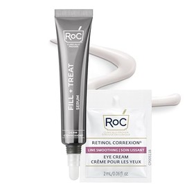 RoC Derm Correxion Fill  Treat Advanced Retinol Serum, Wrinkle Filler Treatment with Hyaluronic Acid for Forehead Wrinkles, Crows Feet, Eleven...     