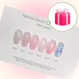 Diesel Aurora Queen Ansan J Glitter Gel 6-piece set / 디젤 오로라퀸 안산제이 글리터젤 6종 세트