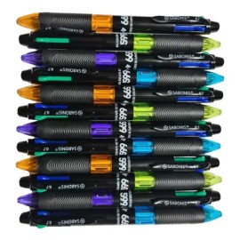 Boligrafo Pluma Retractil 4 Colores Sabonis Fb599 Grip                                                                                                