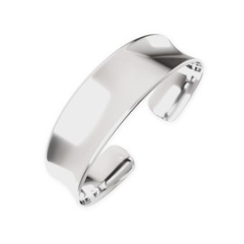 Fly Style Bangle made of 925 sterling silver - open and adjustable silver bangle, Sterling Silver