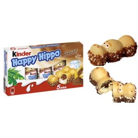FERRERO Kinder Ferrero Happy Hippo Cocoa 10 cases x (20.7g x 5) each - Total 50 Pcs