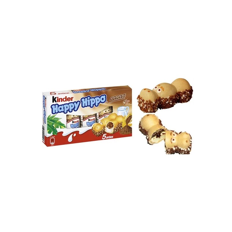 FERRERO Kinder Ferrero Happy Hippo Cocoa 10 cases x (20.7g