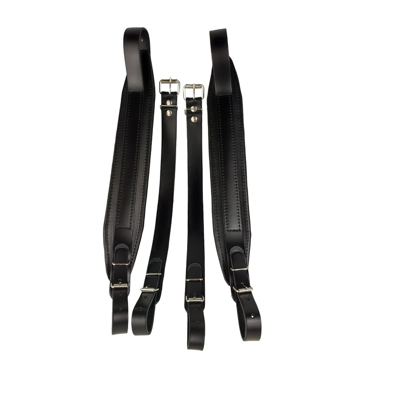 Accordion Strap Leather High-Quality 6 cm Shoulder Strap Max up