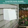 10 Inch Dryer Vent Cover with Screen and Damper,Outdoor Wall