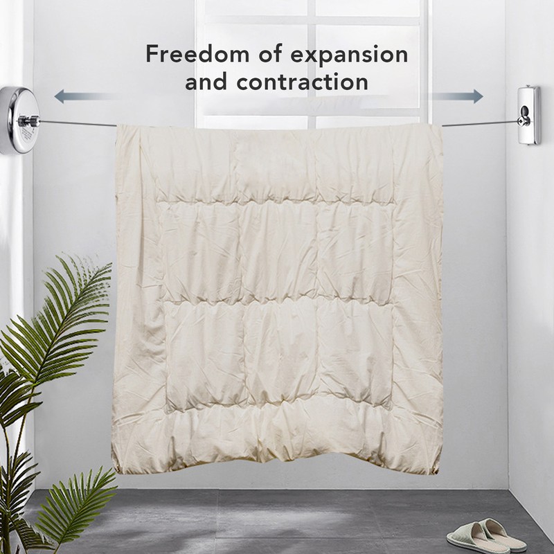 Retractable Clothesline Professional Strong Bearing Capacity Clothes Line Dryer for