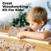 Kraftic Woodworking Building Kit for Kids and Adults, Set of