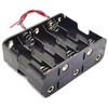 10 x 1.5V AA Battery Holder Case Box with Black