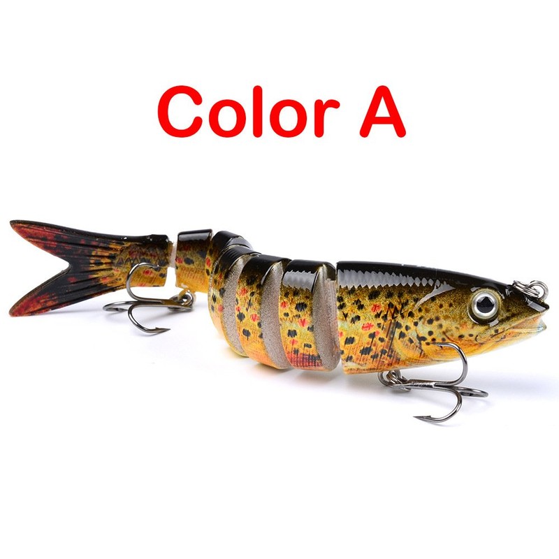 CHSEEO 1PC Multi-jointed Fishing Lure Hard Bait Fishing Hooks Multi-segments