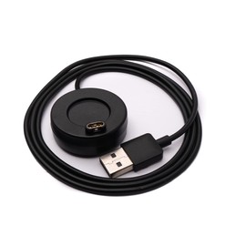 SYSTEM-S USB 2.0 Kabel 100 cm Ladekabel für Garmin Venu 1 2 2S SQ Lily Smartwatch Schwarz
