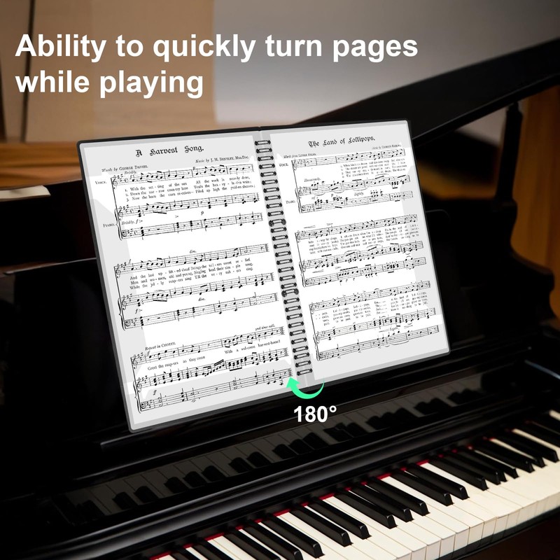 Music Folder, Sheet Music Organizer Binder for Sheet Music RNSXYAT