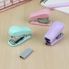 Aacehlh Mini Desktop Stapler Set,20 Sheet Capacity,Includes Built-in Staple Remover