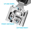 Redunest 1/2 Inch Overlay Soft Close Cabinet Hinges, 20 Pack