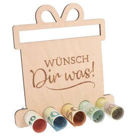 Spruchreif Original Wooden Money Gifts | Wooden Gifts | Thank You Gift | Money Gift Birthday Christmas | Wish Filler