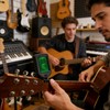Jinlop Guitar Clip-on Tuner and Capo Set with 5 Picks