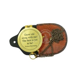 Samara Nautical Grow Old Along with Me Anniversary Compass Gift for Him or Her, Romantic Gift Ideas for Husband or Wife, 50th Wedding Anniversary Decoration, Our Wedding for Men