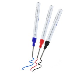 CHAN&SIJIA 30MM 20 PCS Black Permanent Deep Reach Markers/Long Nib Marker Pens (30MM)
