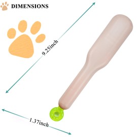 DEEUCHIS Scalable Grooming Brush for Small Dogs, Puppy Brush ， Soft Dog Brush for Shih Tzus, Yorkies, Maltipoos, Maltese (Pink)