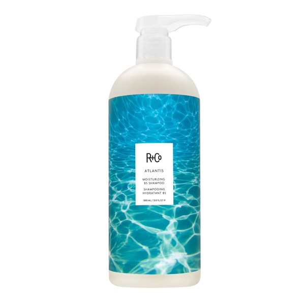 R+Co Atlantis Moisturizing B5 Shampoo | Shine + Tames Frizz + Intense Hydration | Vegan + Cruelty-Free | 33.8 Oz