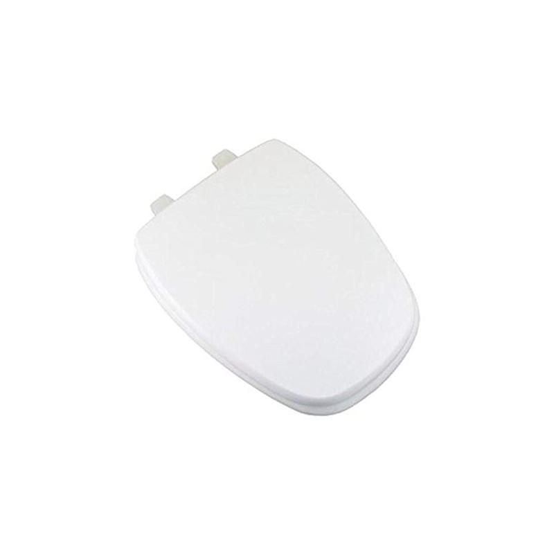 PlumbTech 188-00 Deluxe Wood Elongated Square Front Toilet Seat with