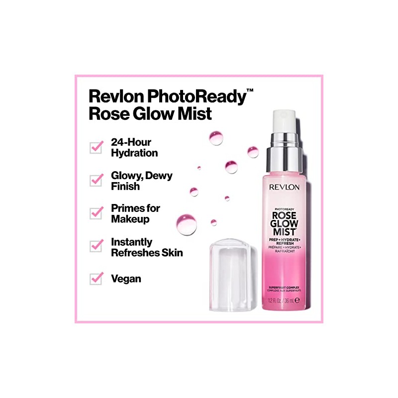 Revlon Primer photoready rose glow 3 in 1 mist n/a