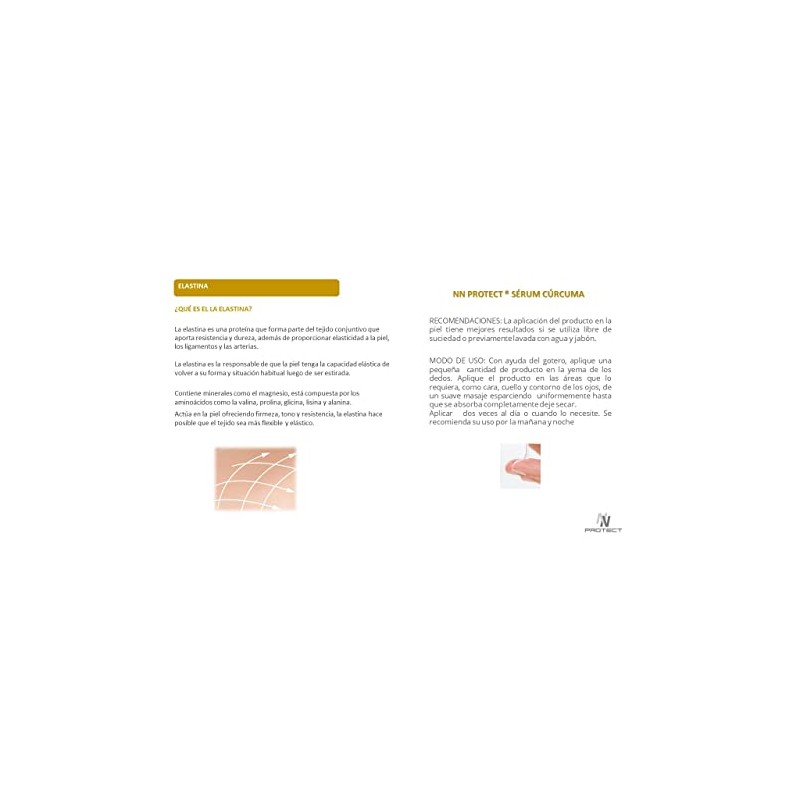 Serum con extracto de cúrcuma + Ácido hialuronico puro al