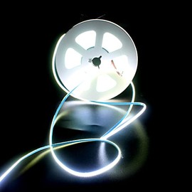 Boarda 24V 3mm Cob LED Strip,5M 384LEDs/m Cool White 6000K Dimmable Deformable FOB COB LED Light Ribbon for Bedroom,Cabinet,Home Indoor Decoration,Kitchen DIY Lighting (3mm Cool White, 24V)